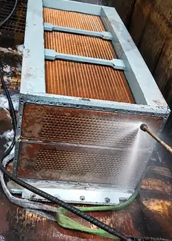 Charge air cooler core cleaning and maintenance in UAE