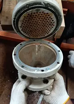 Shell and tube heat exchanger dismantling and inspection in UAE