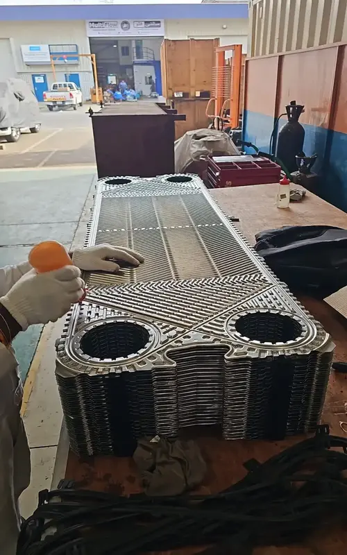 Stainless steel plate heat exchanger plates